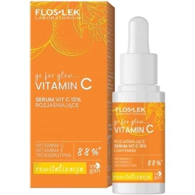 Floslek, Gesichtsserum, Laboratorium Go For Glow Vitamin C Serum Aufhellung Vit C 10 30 Ml (30 ml) Floslek, Gesichtsserum, Laboratorium Go For Glow Vitamin C Serum Aufhellung Vit C 10 30 Ml (30 ml)