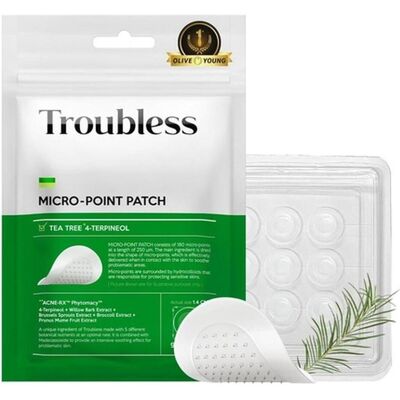 Trouble, Gesichtsmaske, Troubless Micropoint Pimple Patch Acne Patches with Tea Tree Trouble, Gesichtsmaske, Troubless Micropoint Pimple Patch Acne Patches with Tea Tree