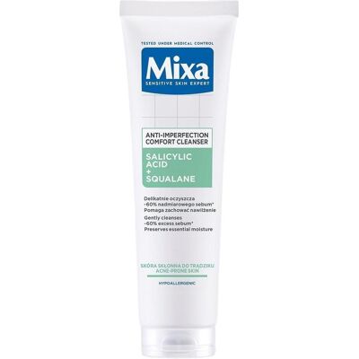 Mixa, Gesichtsreinigung, Mixalab Pore Perfect Cleansing Gel For Face Against Imperfections With Salicylic Acid And Squalane 1 (Reinigungsgel, 150 ml) Mixa, Gesichtsreinigung, Mixalab Pore Perfect Cleansing Gel For Face Against Imperfections With Salicylic Acid And Squalane 1 (Reinigungsgel, 150 ml)