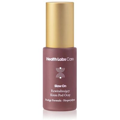 Health Labs Care, Augenpflege, HEALTHLABS Slow On rewitalizujący krem pod oczy 15ml (Augenpflege Crème, Tag, 15 ml) Health Labs Care, Augenpflege, HEALTHLABS Slow On rewitalizujący krem pod oczy 15ml (Augenpflege Crème, Tag, 15 ml)