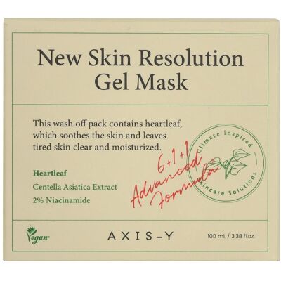 Axis-y Neue Hautlösung Gelmaske - Für empfindliche und Akne-neigende Haut Axis-y Neue Hautlösung Gelmaske - Für empfindliche und Akne-neigende Haut