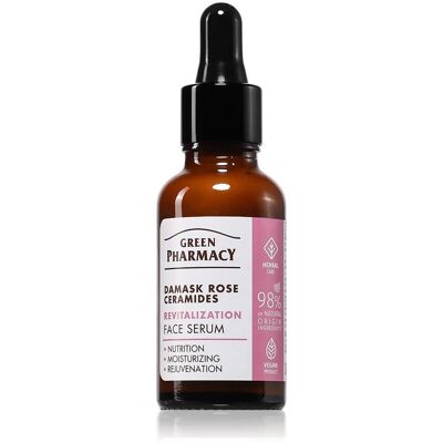 Schubiger, Gesichtsserum, GREEN PHARMACY Róża Damasceńska + Ceramidy Rewitalizujący Serum do twarzy 30 ml (30 ml) Schubiger, Gesichtsserum, GREEN PHARMACY Róża Damasceńska + Ceramidy Rewitalizujący Serum do twarzy 30 ml (30 ml)