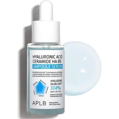 Aplb, Gesichtsserum, Hyaluronic Acid Ceramide HA B5 Ampoule Serum 374 (40 ml) Aplb, Gesichtsserum, Hyaluronic Acid Ceramide HA B5 Ampoule Serum 374 (40 ml)