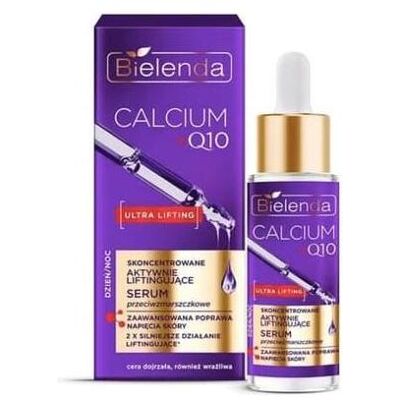Bielenda Calcium + Q10 Konzentriertes aktiv hebendes Anti-Falten-Serum Tag/Nacht Bielenda Calcium + Q10 Konzentriertes aktiv hebendes Anti-Falten-Serum Tag/Nacht