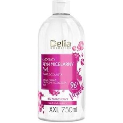 Delia Cosmetics, Gesichtsreinigung, Delia Beruhigende Mizellenflüssigkeit 3-in-1 750ml (Mizellenwasser, 750 ml) Delia Cosmetics, Gesichtsreinigung, Delia Beruhigende Mizellenflüssigkeit 3-in-1 750ml (Mizellenwasser, 750 ml)