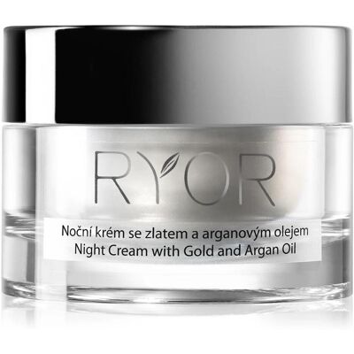 Ryor, Gesichtsserum, Nachtcreme mit Gold und Arganöl (50 ml) Ryor, Gesichtsserum, Nachtcreme mit Gold und Arganöl (50 ml)