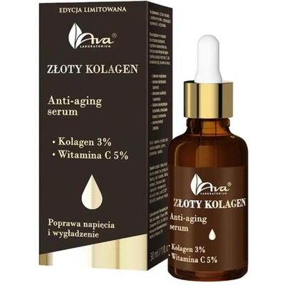 AVA Laboratorium, Gesichtsserum, Golden Collagen Face Serum 30Ml (30 ml) AVA Laboratorium, Gesichtsserum, Golden Collagen Face Serum 30Ml (30 ml)