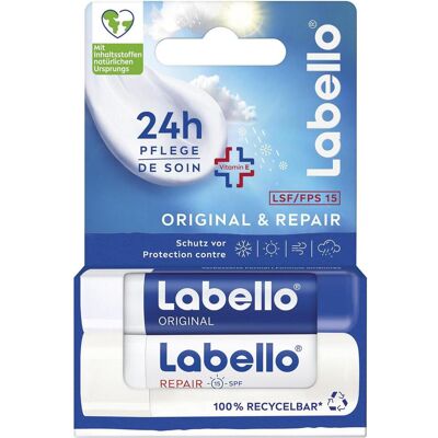 LABELLO, Lippenpflege, Original & Repair Lip - All-Weather Set (Lippenpflege Stick, 4.80 g) LABELLO, Lippenpflege, Original & Repair Lip - All-Weather Set (Lippenpflege Stick, 4.80 g)