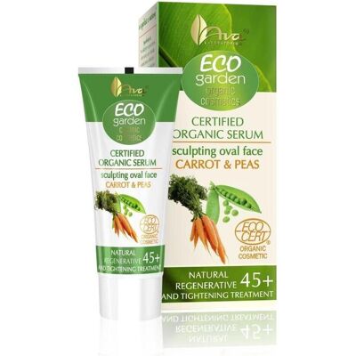 AVA Laboratorium, Gesichtsserum, Eco Garden Certified Organic Face Oval Modeling Serum 45+ Carrot With Peas 30Ml (30 ml) AVA Laboratorium, Gesichtsserum, Eco Garden Certified Organic Face Oval Modeling Serum 45+ Carrot With Peas 30Ml (30 ml)