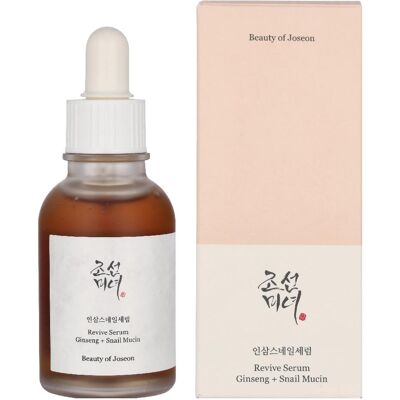 Beauty of Joseon, Gesichtsserum, Revive Serum Ginseng And Snail Mucin 60ml (60 ml) Beauty of Joseon, Gesichtsserum, Revive Serum Ginseng And Snail Mucin 60ml (60 ml)