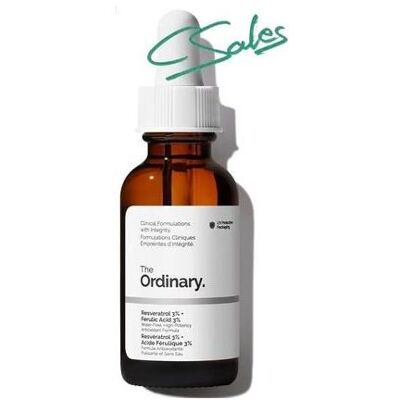 The Ordinary Resveratrol 3% + Ferulasäure 3% Serum - Feuchtigkeitscremes und Öle - 30ml The Ordinary Resveratrol 3% + Ferulasäure 3% Serum - Feuchtigkeitscremes und Öle - 30ml