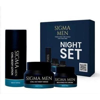 Sigma Men, Beauty Geschenkset, Night Care Set (Gesichtspflege Set, Körperpflegeset) Sigma Men, Beauty Geschenkset, Night Care Set (Gesichtspflege Set, Körperpflegeset)