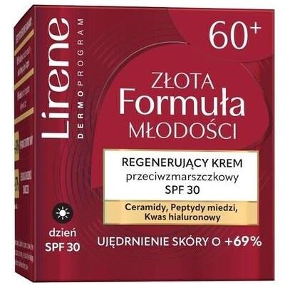 Bielenda, Gesichtscreme, Lirene Golden Youth Regenerating Antiwrinkle Cream Spf30 50ml (50 ml, Tagescreme, SPF 30) Bielenda, Gesichtscreme, Lirene Golden Youth Regenerating Antiwrinkle Cream Spf30 50ml (50 ml, Tagescreme, SPF 30)