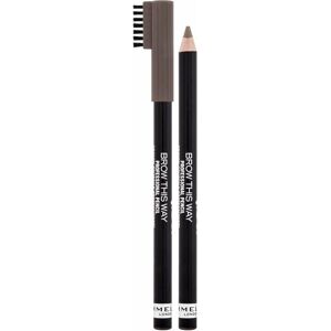 Rimmel London, Augenbrauenstift, Rimmel - Brow This Way Brow Eyebrow Pencil with Brush 005h Brown 0.25g (Ash Brown) Rimmel London, Augenbrauenstift, Rimmel - Brow This Way Brow Eyebrow Pencil with Brush 005h Brown 0.25g (Ash Brown)