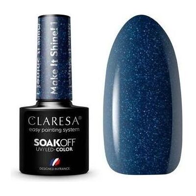 Claresa, Nagellack, Make It Shine UV-Nagellack 5ml (Blau, UV-Gel Lack) Claresa, Nagellack, Make It Shine UV-Nagellack 5ml (Blau, UV-Gel Lack)