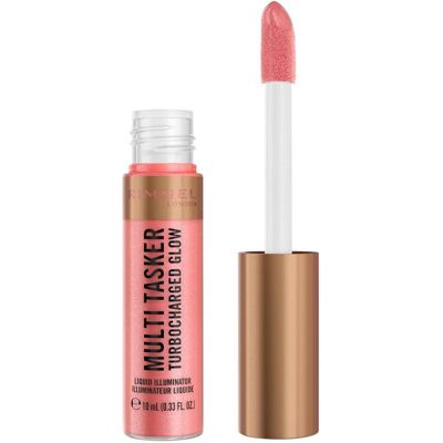 Rimmel London, Highlighter + Bronzer, Illuminante Liquido Glow Turbo Multi Tasker (002 Rosy Rebel, Highlighter, 10 ml) Rimmel London, Highlighter + Bronzer, Illuminante Liquido Glow Turbo Multi Tasker (002 Rosy Rebel, Highlighter, 10 ml)