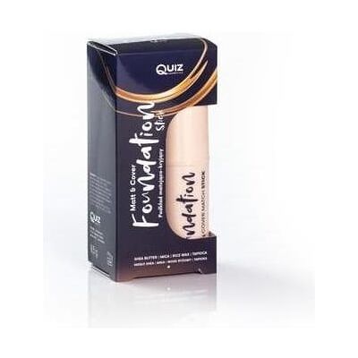 Quiz Cosmetics, Concealer, Mattierender & Abdeckender Concealer Foundation Stick (Porzellan) Quiz Cosmetics, Concealer, Mattierender & Abdeckender Concealer Foundation Stick (Porzellan)