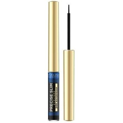 Eveline, Eyeliner + Kajal, Precise Slim Waterproof Eyeliner In Ink Black 2.8ml (Ink Black) Eveline, Eyeliner + Kajal, Precise Slim Waterproof Eyeliner In Ink Black 2.8ml (Ink Black)