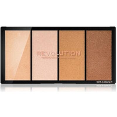 Makeup Revolution, Highlighter + Bronzer, Revolution Re-Loaded Highlighter Palette - Brightener palette 20 g - (Lights Warm, Highlighter, 40 g) Makeup Revolution, Highlighter + Bronzer, Revolution Re-Loaded Highlighter Palette - Brightener palette 20 g - (Lights Warm, Highlighter, 40 g)