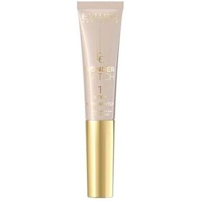 Eveline, Highlighter + Bronzer, Wonder Match Ultra Cream Highlighter 01 - 14ml (01, Highlighter, 14 ml) Eveline, Highlighter + Bronzer, Wonder Match Ultra Cream Highlighter 01 - 14ml (01, Highlighter, 14 ml)