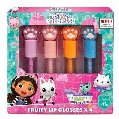 Lippenstift + Lipgloss, GABBYS DOLLHOUSE SET błyszczyki do ust 4x2,8ml Lippenstift + Lipgloss, GABBYS DOLLHOUSE SET błyszczyki do ust 4x2,8ml