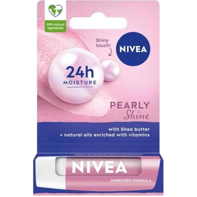 NIVEA, Lippenpflege, Pearly Shine Nourishing Lipstick 5.5Ml (Lippenbalsam, 5.50 ml) NIVEA, Lippenpflege, Pearly Shine Nourishing Lipstick 5.5Ml (Lippenbalsam, 5.50 ml)