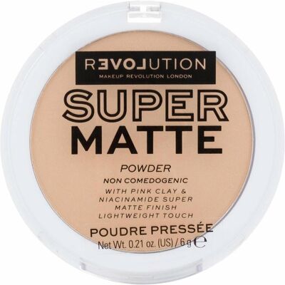 Revolution Relove, Gesichtspuder, Super Matte Pressed Powder (Beige, MEDIUM) Revolution Relove, Gesichtspuder, Super Matte Pressed Powder (Beige, MEDIUM)