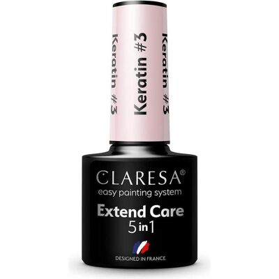 Claresa, Nagellack, Verlängern Sie UV Nagellack Basis 5in1 Keratin Maniküre Pediküre für Hybrid Polish Natural Look Pin (03, Base Coat) Claresa, Nagellack, Verlängern Sie UV Nagellack Basis 5in1 Keratin Maniküre Pediküre für Hybrid Polish Natural Look Pin (03, Base Coat)