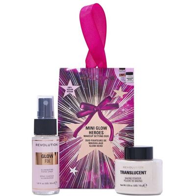 Makeup Revolution, Zubehör Make-up, Illuminating Makeup Fixer Duo Set 2-tlg Makeup Revolution, Zubehör Make-up, Illuminating Makeup Fixer Duo Set 2-tlg