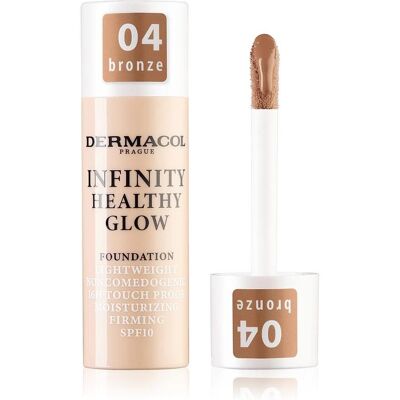 Dermacol, Foundation, - Light brightening makeup (Infinity Healthy Glow Foundation) 20 g - Shade: 04 BRONZE (04 Bronze) Dermacol, Foundation, - Light brightening makeup (Infinity Healthy Glow Foundation) 20 g - Shade: 04 BRONZE (04 Bronze)