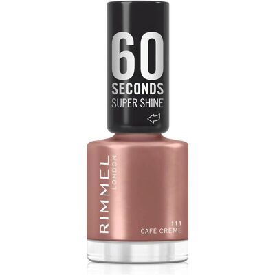 Rimmel London, Nagellack, Rimmel 60 Seconds Super Shine Nail Polish 111 Café Crème Quick Dry (111 Cafe Creme) Rimmel London, Nagellack, Rimmel 60 Seconds Super Shine Nail Polish 111 Café Crème Quick Dry (111 Cafe Creme)