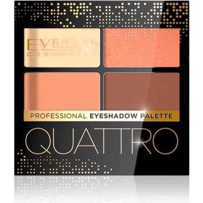 Eveline Cosmetics Quattro Lidschattenpalette - Natürliche Töne Eveline Cosmetics Quattro Lidschattenpalette - Natürliche Töne