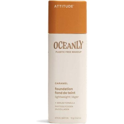 Attitude, Foundation, Oceanly Plastic-Free Light Coverage Foundation Stick with Titanium Dioxide (Caramel) Attitude, Foundation, Oceanly Plastic-Free Light Coverage Foundation Stick with Titanium Dioxide (Caramel)