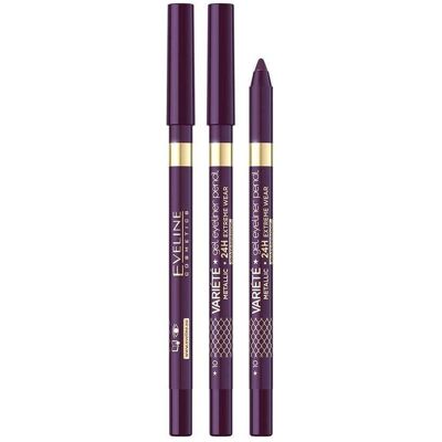 Eveline, Eyeliner + Kajal, Metallic Gel (Aubergine) Eveline, Eyeliner + Kajal, Metallic Gel (Aubergine)