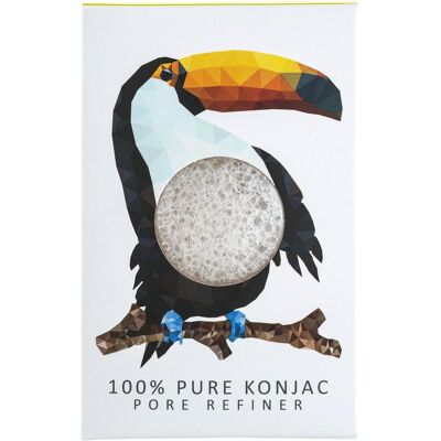 The Konjac Sponge Co., Zubehör Make-up, Mini Pore Refiner Rainforest Toucan for All Skin Types The Konjac Sponge Co., Zubehör Make-up, Mini Pore Refiner Rainforest Toucan for All Skin Types