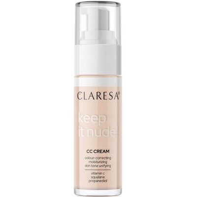 Claresa, BB + CC Creme, Keep In Nude Cc Cream 101 Light 33G (101 Light, 33 g) Claresa, BB + CC Creme, Keep In Nude Cc Cream 101 Light 33G (101 Light, 33 g)