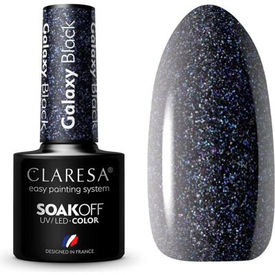 Claresa, Nagellack, Galaxy Black UV Nail Polish 5ml (Galaxy Black) Claresa, Nagellack, Galaxy Black UV Nail Polish 5ml (Galaxy Black)
