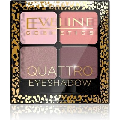 Eveline, Lidschatten, Quattro Eyeshadow quad eye shadow 12 5.2g Eveline, Lidschatten, Quattro Eyeshadow quad eye shadow 12 5.2g