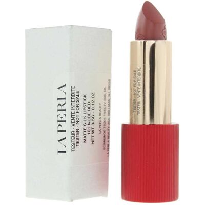 La Perla, Lippenstift + Lipgloss, Matte Silk, Matte, Cream Lipstick, 101, Nude Red, 3.5 g For Women (101 Nacktrot, 101 Nude Red) La Perla, Lippenstift + Lipgloss, Matte Silk, Matte, Cream Lipstick, 101, Nude Red, 3.5 g For Women (101 Nacktrot, 101 Nude Red)
