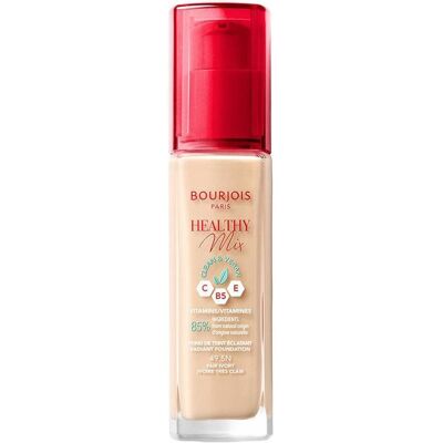 Bourjois, Foundation, Healthy Mix Clean&Vegan Foundation 49.5 Fair Ivory 30Ml (49.5N, Fair Ivory) Bourjois, Foundation, Healthy Mix Clean&Vegan Foundation 49.5 Fair Ivory 30Ml (49.5N, Fair Ivory)
