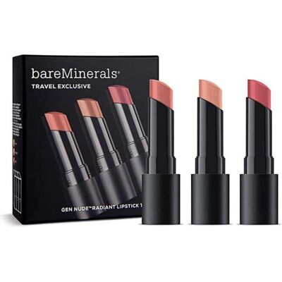 Bare Minerals, Lippenstift + Lipgloss, Bareminerals Travel Exclusive Set Gen Nude Radiant Cocoa Cream Lipstick - Infatuation 335g, Friendsh (Friendship, Infatuation, Swag) Bare Minerals, Lippenstift + Lipgloss, Bareminerals Travel Exclusive Set Gen Nude Radiant Cocoa Cream Lipstick - Infatuation 335g, Friendsh (Friendship, Infatuation, Swag)