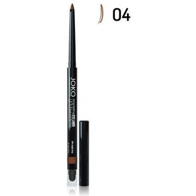 Jokon, Eyeliner + Kajal, JOKO Long Lasting Eye Liner Automatic mit Anspitzer und Smudger 004 Braun (004 Braun) Jokon, Eyeliner + Kajal, JOKO Long Lasting Eye Liner Automatic mit Anspitzer und Smudger 004 Braun (004 Braun)