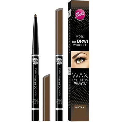 Bell Cosmetics, Augenbrauenstift, Wax Eyebrow Pencil Eyebrow Wax In Cupboard 02 Dresser (Szatynka) Bell Cosmetics, Augenbrauenstift, Wax Eyebrow Pencil Eyebrow Wax In Cupboard 02 Dresser (Szatynka)