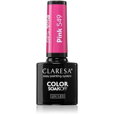 Claresa, Nagellack, 549 Rosa UV-Nagellack 5ml (Pink, UV-Gel Lack) Claresa, Nagellack, 549 Rosa UV-Nagellack 5ml (Pink, UV-Gel Lack)