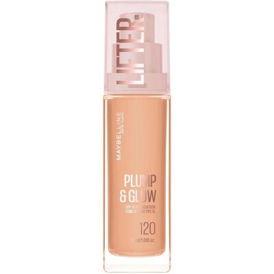 Maybelline New York, Foundation, Maybelline - Makeup SPF 15 Plump & Glow Lifter Foundation 30 ml - Shade: 120 (120) Maybelline New York, Foundation, Maybelline - Makeup SPF 15 Plump & Glow Lifter Foundation 30 ml - Shade: 120 (120)