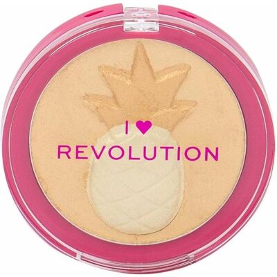 Makeup Revolution, Highlighter + Bronzer, I Heart Revolution Fruity Highlighter (Pineapple, Highlighter, 9.10 g) Makeup Revolution, Highlighter + Bronzer, I Heart Revolution Fruity Highlighter (Pineapple, Highlighter, 9.10 g)