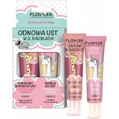 Floslek Vege Lip Care Set - Hydratisiert und Repariert Lippen Floslek Vege Lip Care Set - Hydratisiert und Repariert Lippen