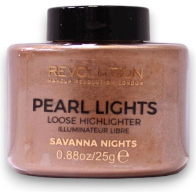 Makeup Revolution, Highlighter + Bronzer, Pearl Lights (Savanna Nights, Highlighter, 25 g) Makeup Revolution, Highlighter + Bronzer, Pearl Lights (Savanna Nights, Highlighter, 25 g)