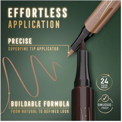 Max Factor, Augenbrauenstift, Masterpiece Micro Marker 050 Ash Brown Precise Eyebrow Pen (Ash Brown) Max Factor, Augenbrauenstift, Masterpiece Micro Marker 050 Ash Brown Precise Eyebrow Pen (Ash Brown)