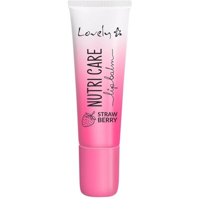 Lovely, Lippenpflege, Nutri Care Lip Balm balsam do ust 3 Strawberry 8ml (Lippenbalsam, 8 ml) Lovely, Lippenpflege, Nutri Care Lip Balm balsam do ust 3 Strawberry 8ml (Lippenbalsam, 8 ml)
